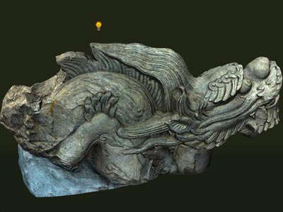 Rồng đá 3D - Số Hóa Hiện Vật Khảo Cổ khu Di Tích Lam Kinh