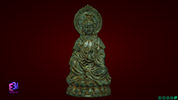 Phật lá đề liền ngồi tọa sen